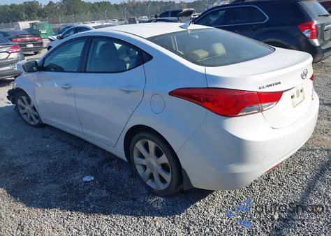 2013 Hyundai Elantra Limited from USA, damaged, VIN 5NPDH4AE3DH227722